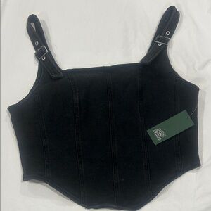 Wild Fable Black Denim Tank Top
